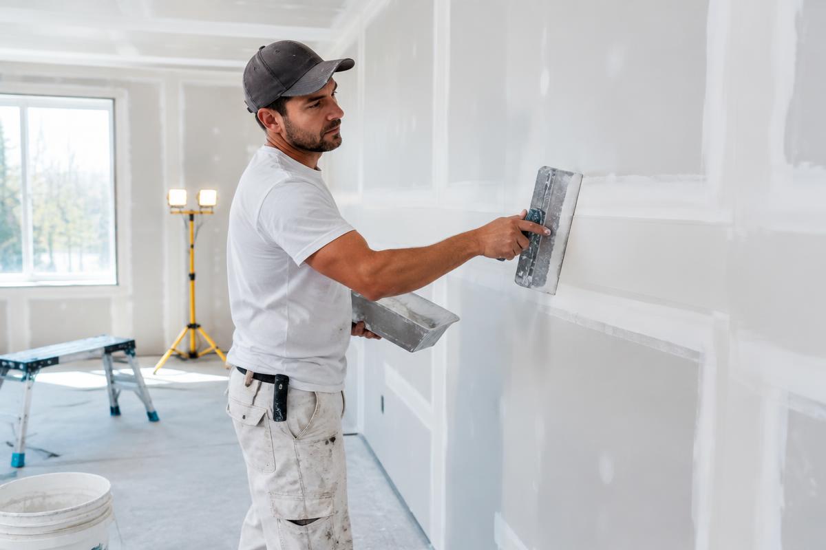 taping & finishing project in Salt Lake City, UT